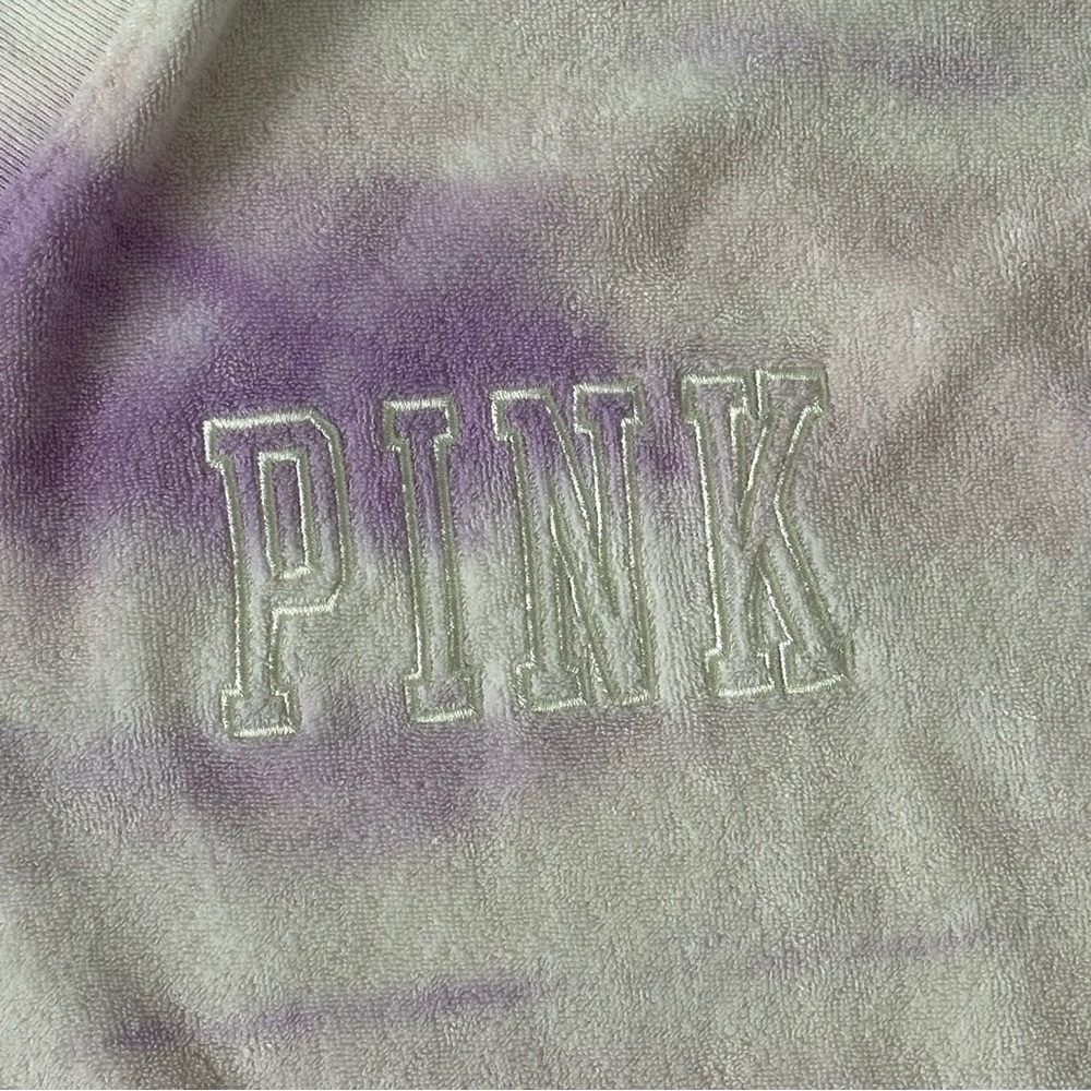 Victoria's Secret PINK Varsity Terry V Neck Sweatshirts - Picture 5 of 16